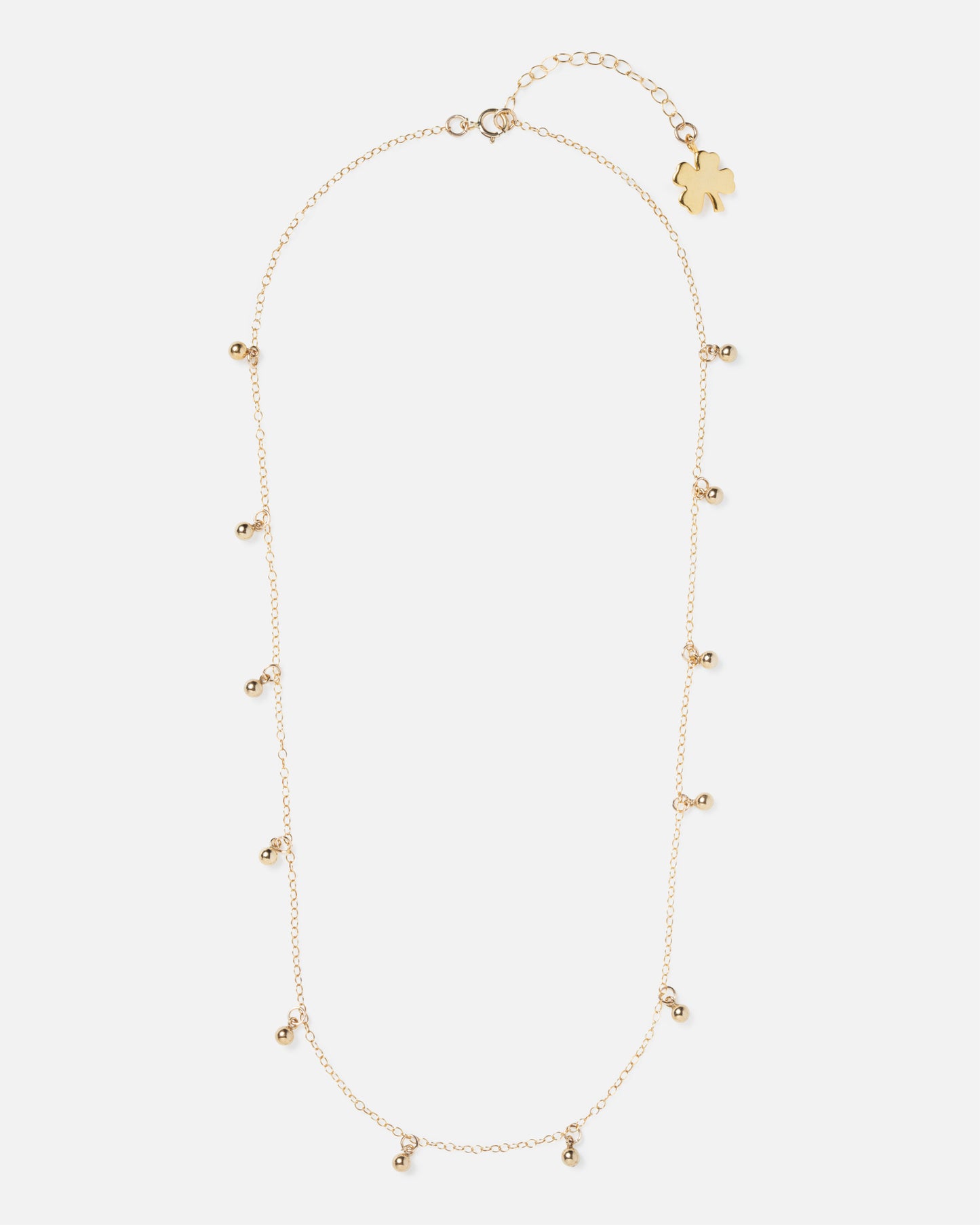 Gold Ball dainty necklace