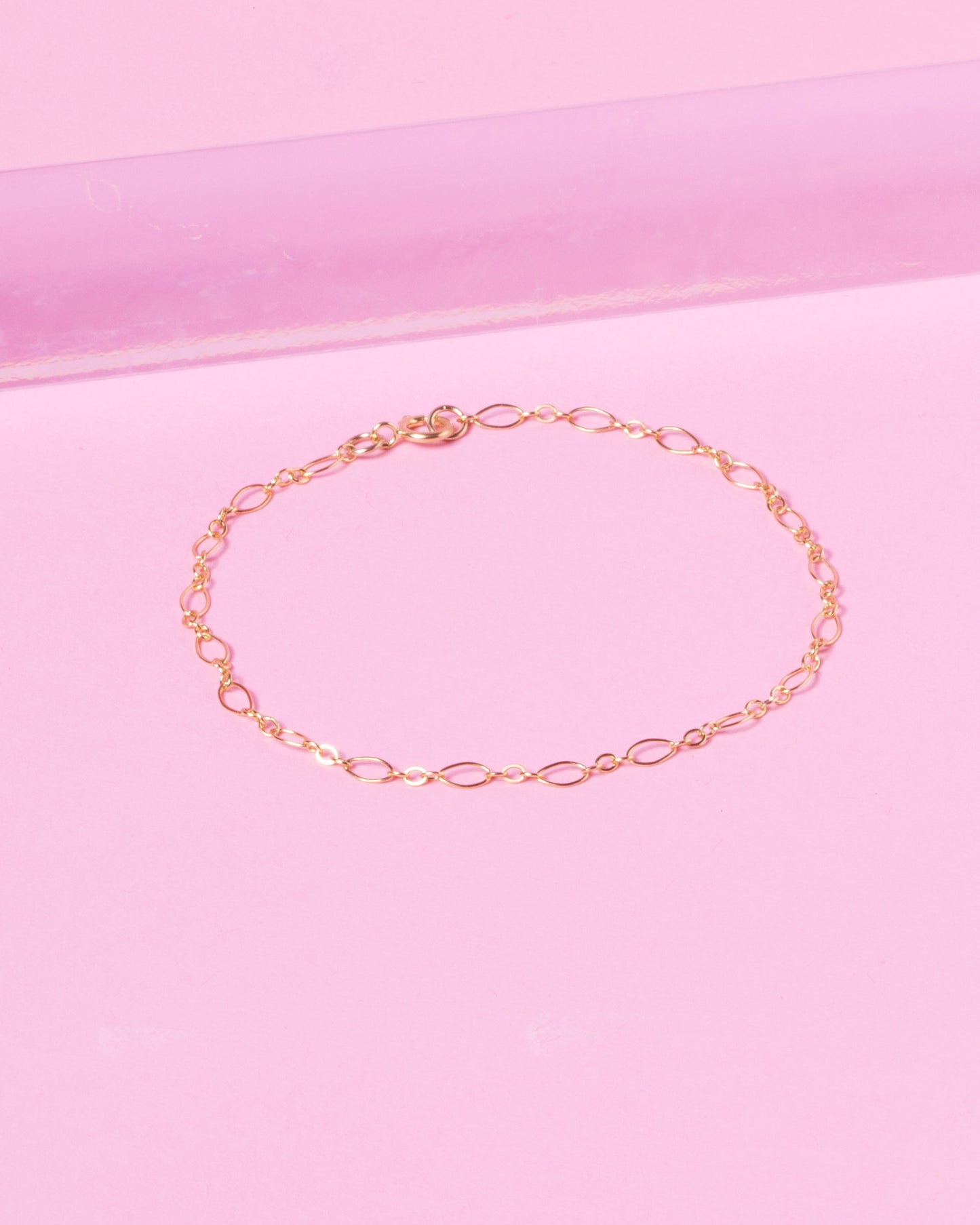 FANCY CHAIN 14K GOLD FILLED BRACELET