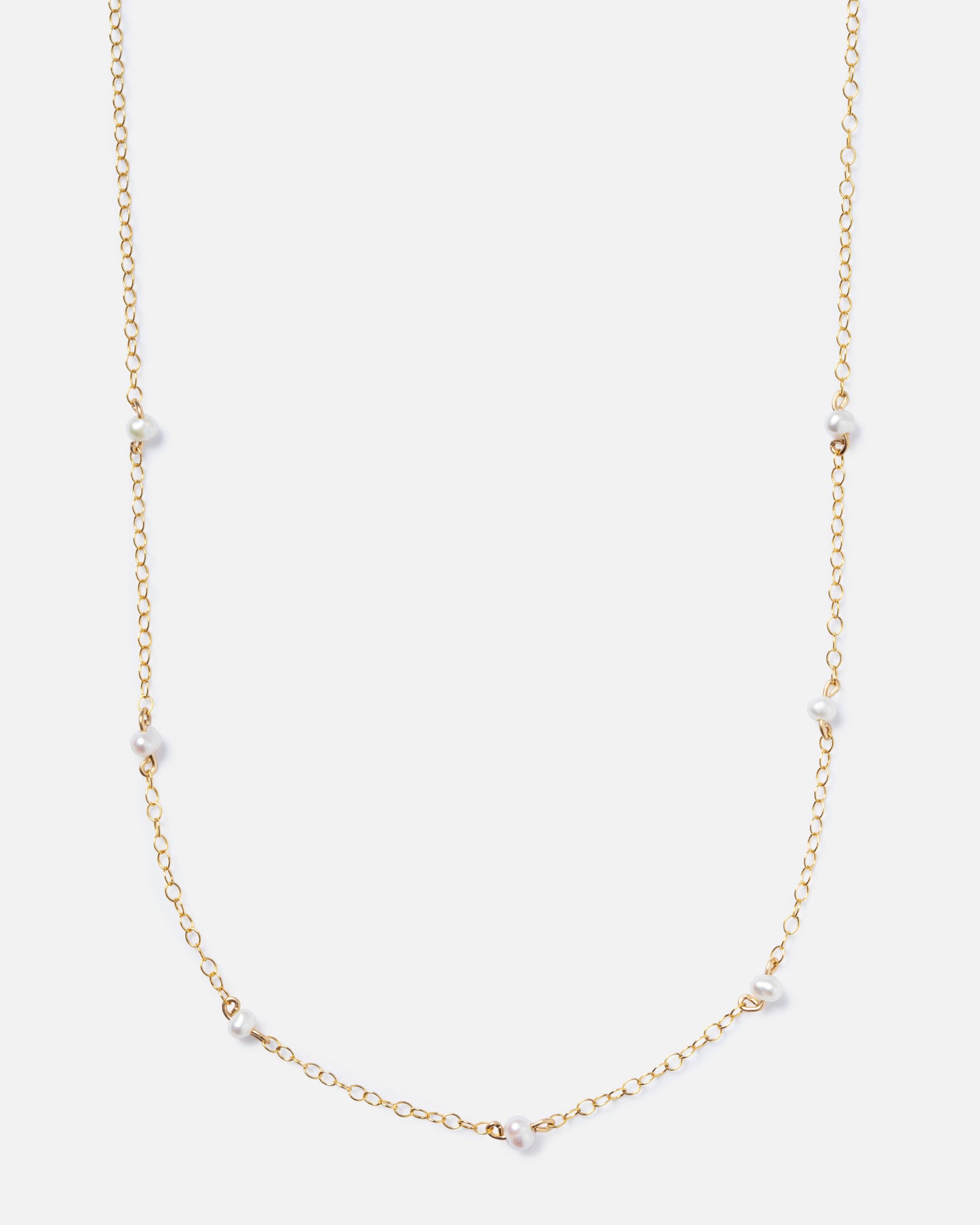 PEARL CARMELLA 14K GOLD FILLED NECKLACE