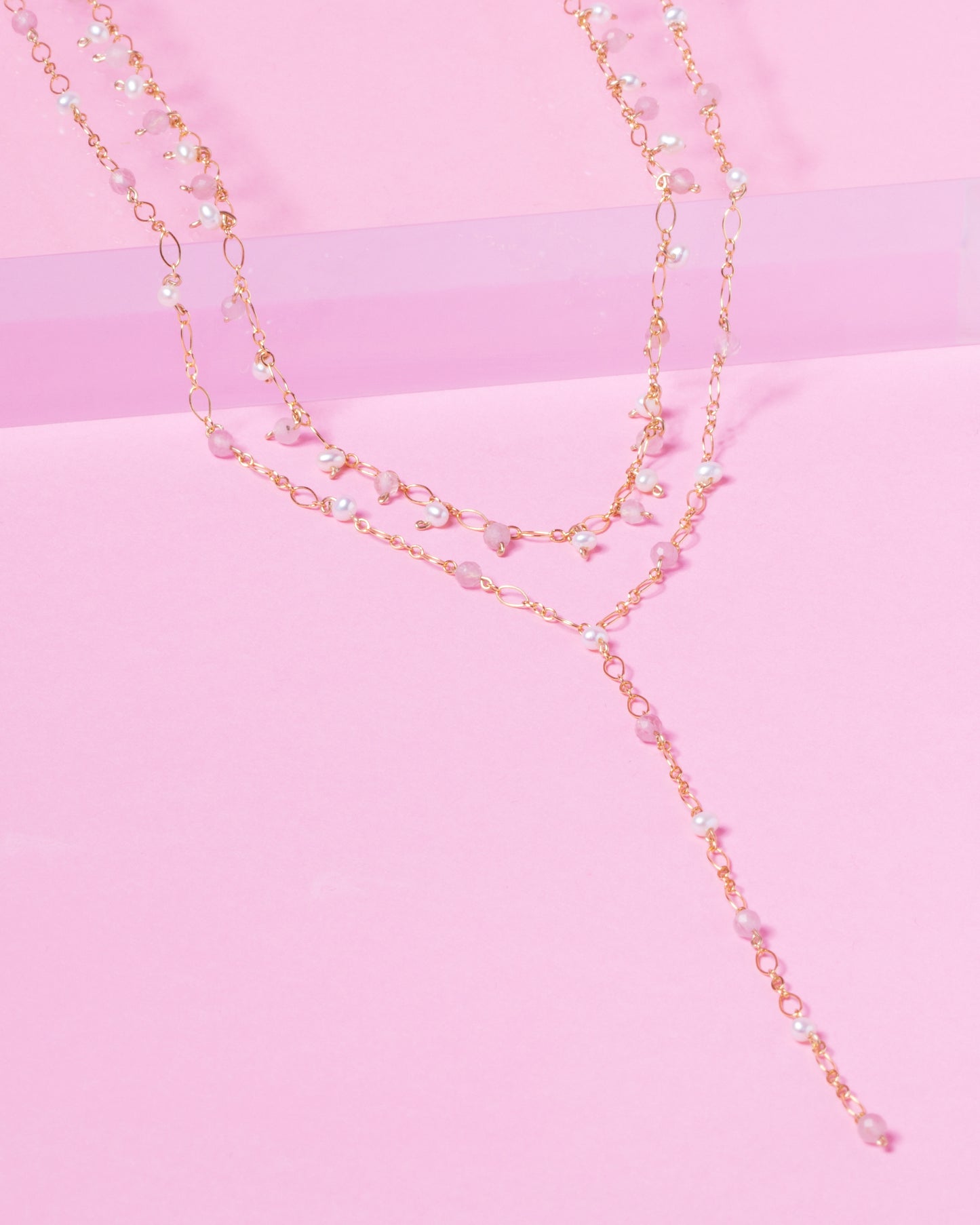 BARBIE DROP 14K GOLD FILLED NECKLACE