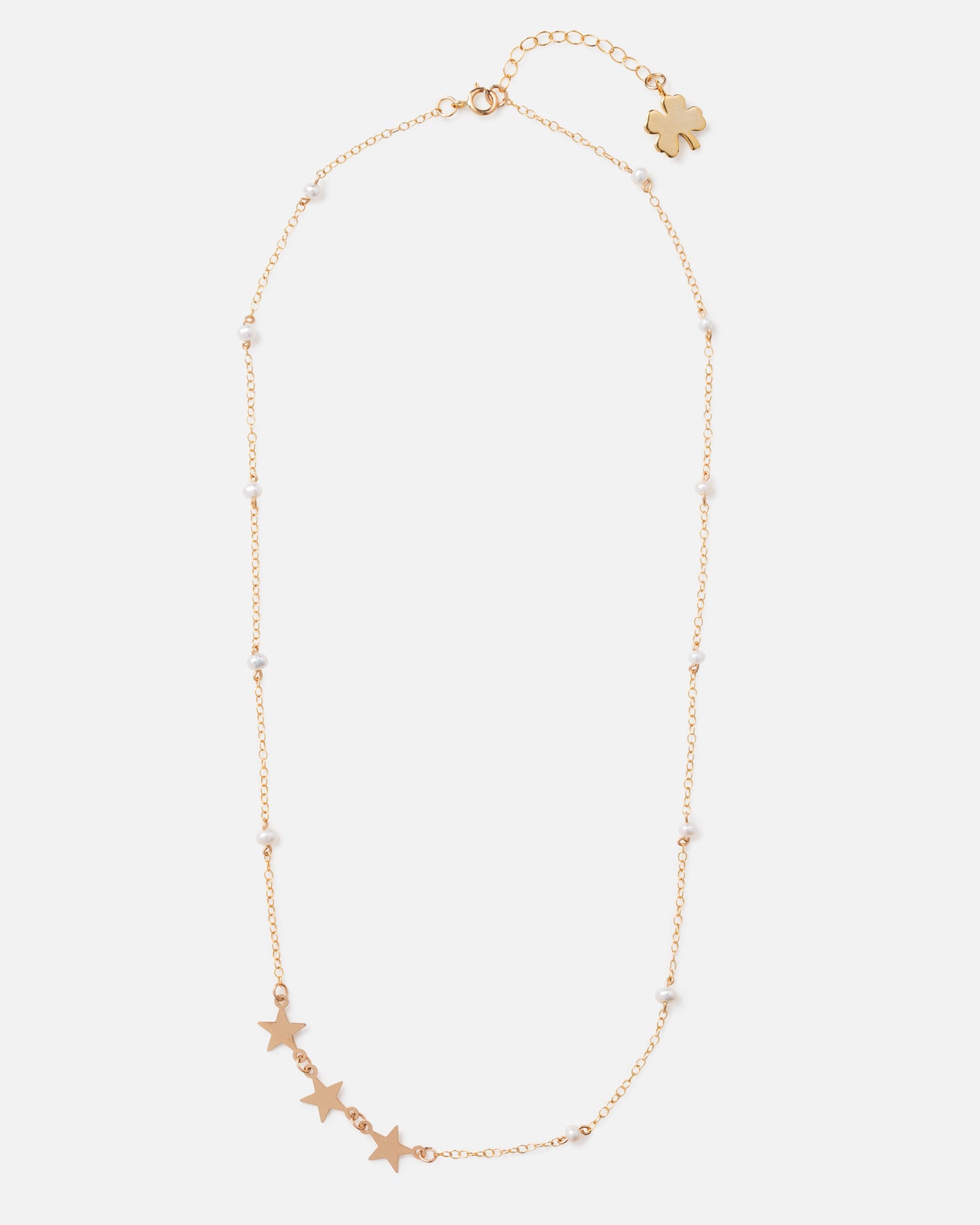 SHOOTING STAR PEARL 14K GOLD FILLED NECKLACE
