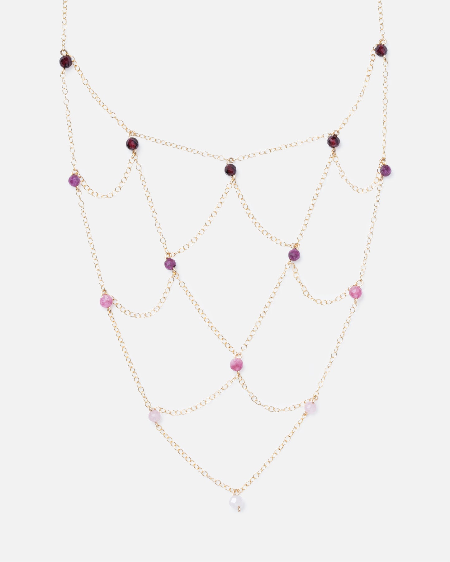CASCADE 14K GOLD FILLED NECKLACE