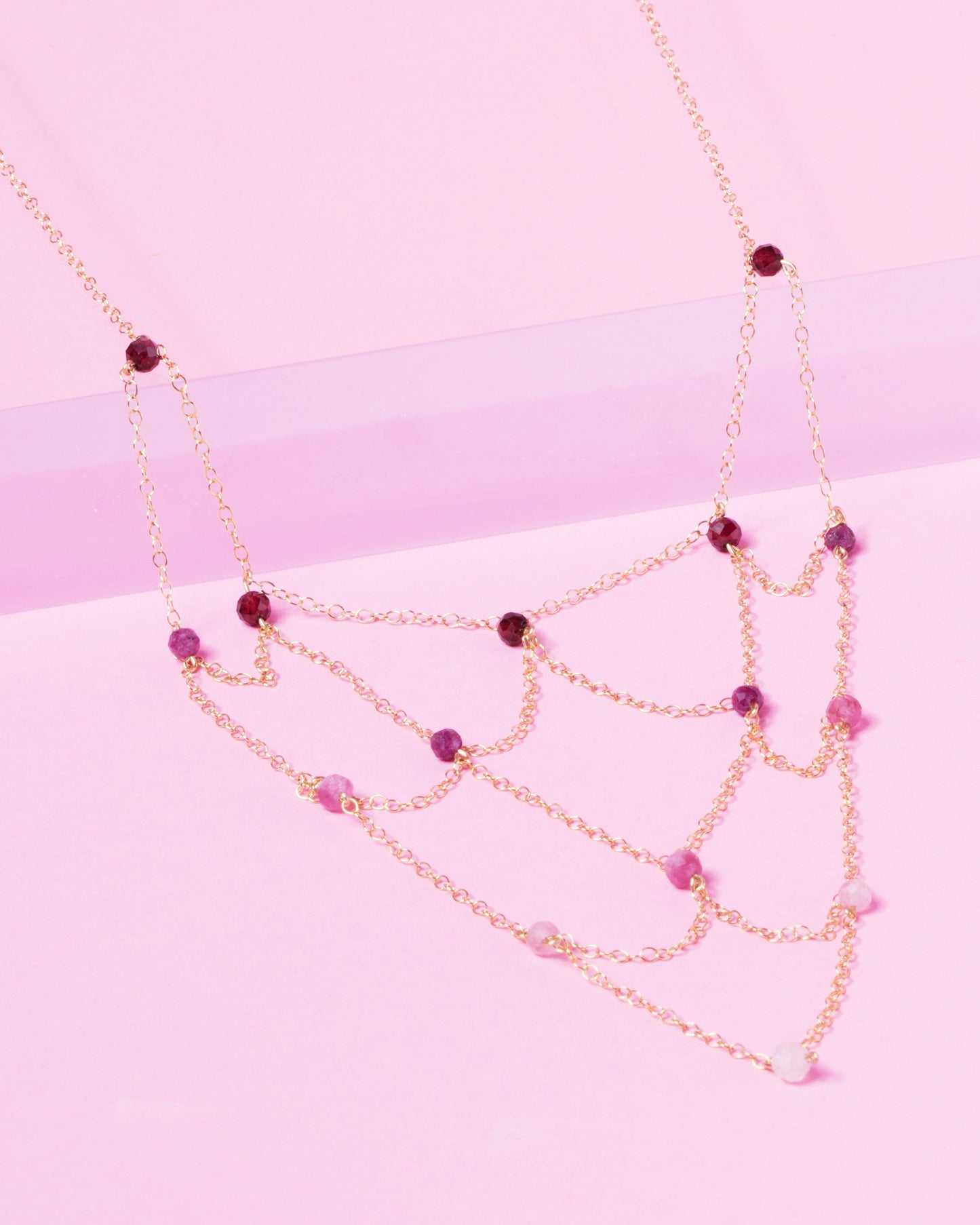 CASCADE 14K GOLD FILLED NECKLACE