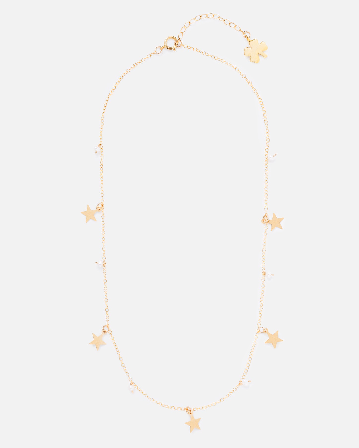 PEARL MABEL 14K GOLD FILLED STARS NECKLACE
