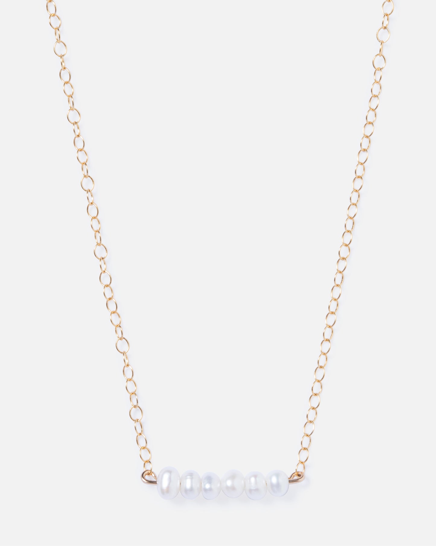 pearl gemstone clustered necklace