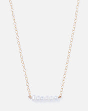 Load image into Gallery viewer, pearl gemstone clustered necklace