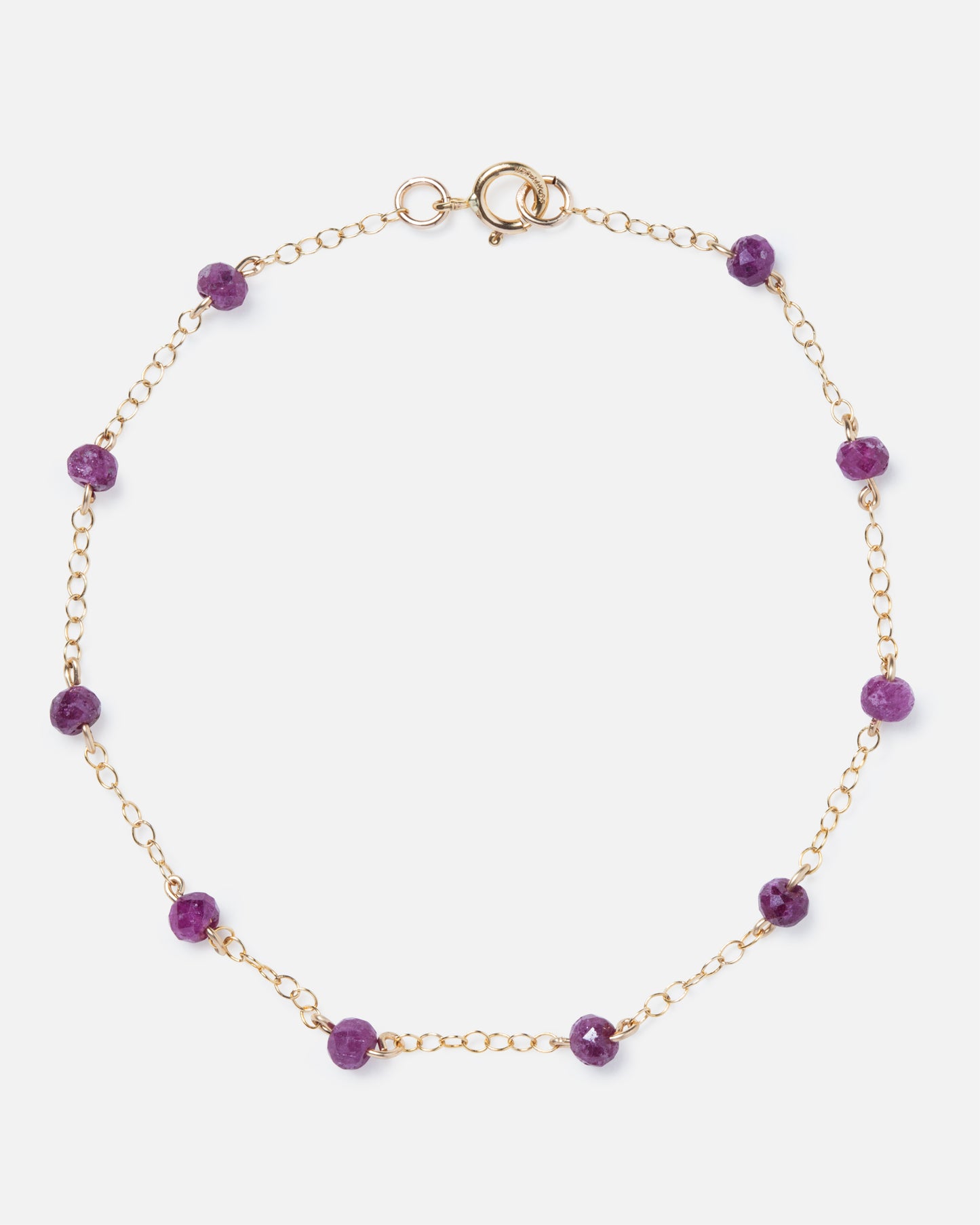 RUBY CONSTELLATION 14K GOLD FILLED BRACELET