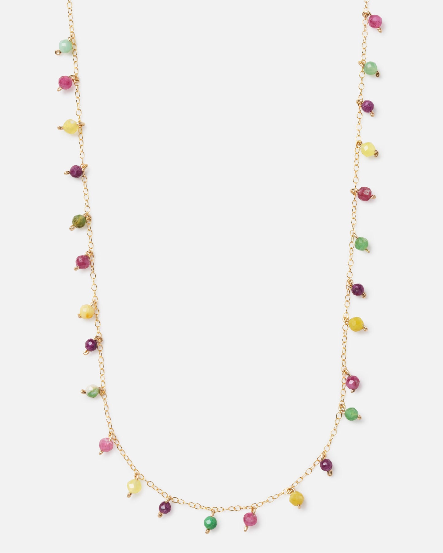 JUICY FRUIT SPRINKLES 14K GOLD FILLED NECKLACE