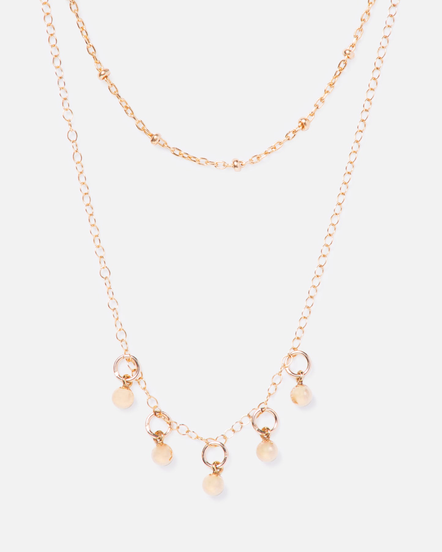 WRECKING BALL 14K GOLD FILLED NECKLACE