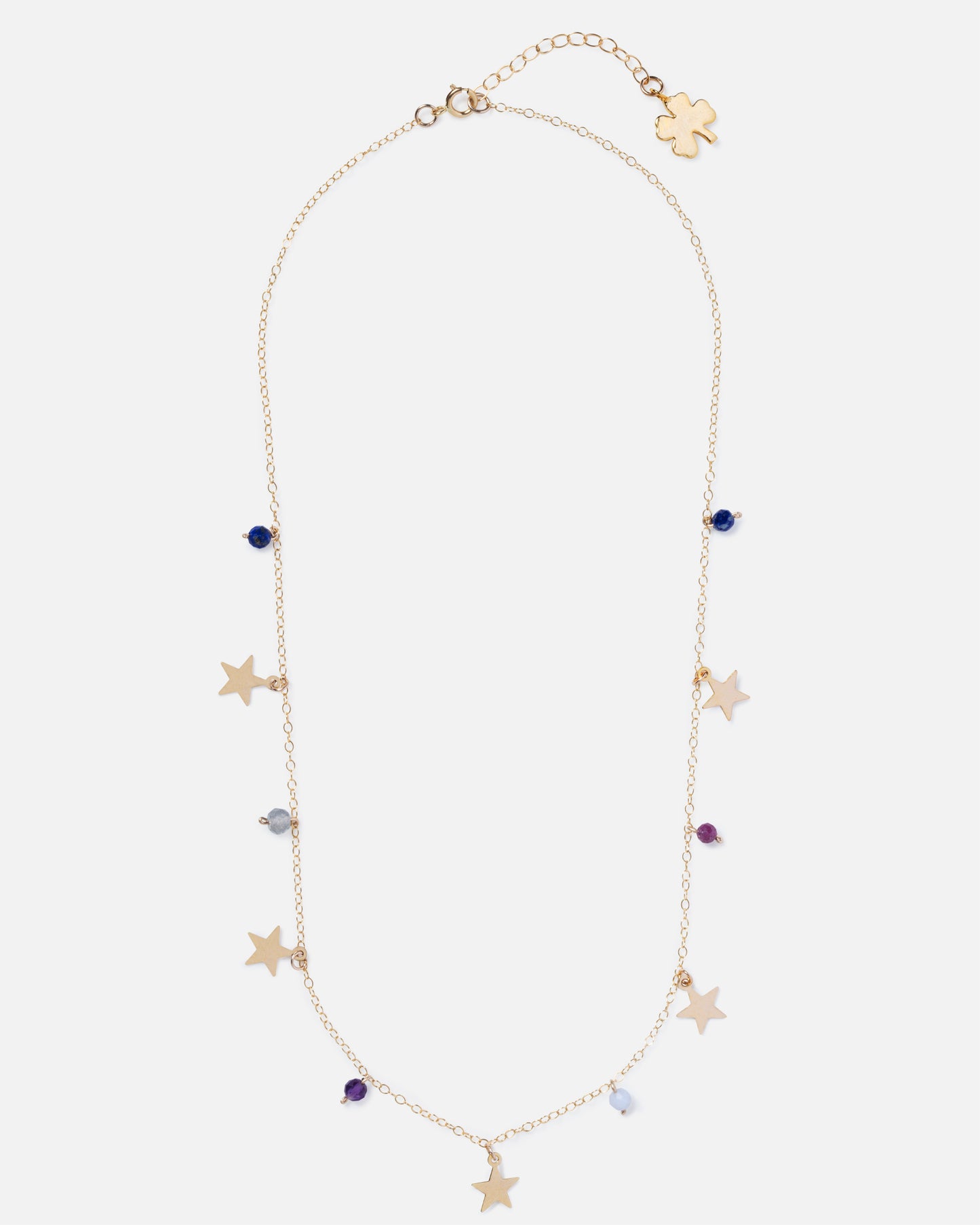 MIDNIGHT MABEL 14K GOLD FILLED STARS NECKLACE