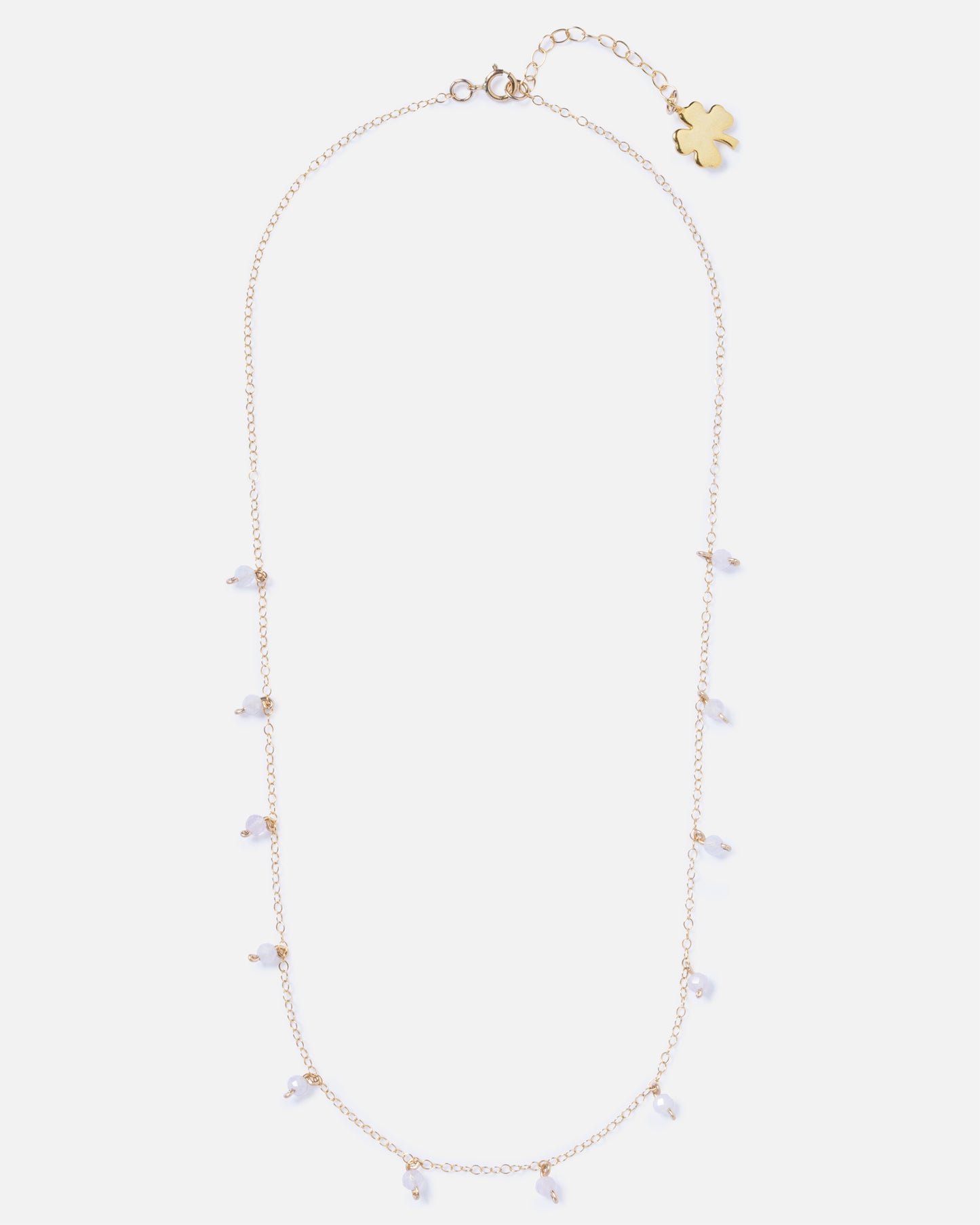 MORGANITE DAINTY 14K GOLD FILLED NECKLACE