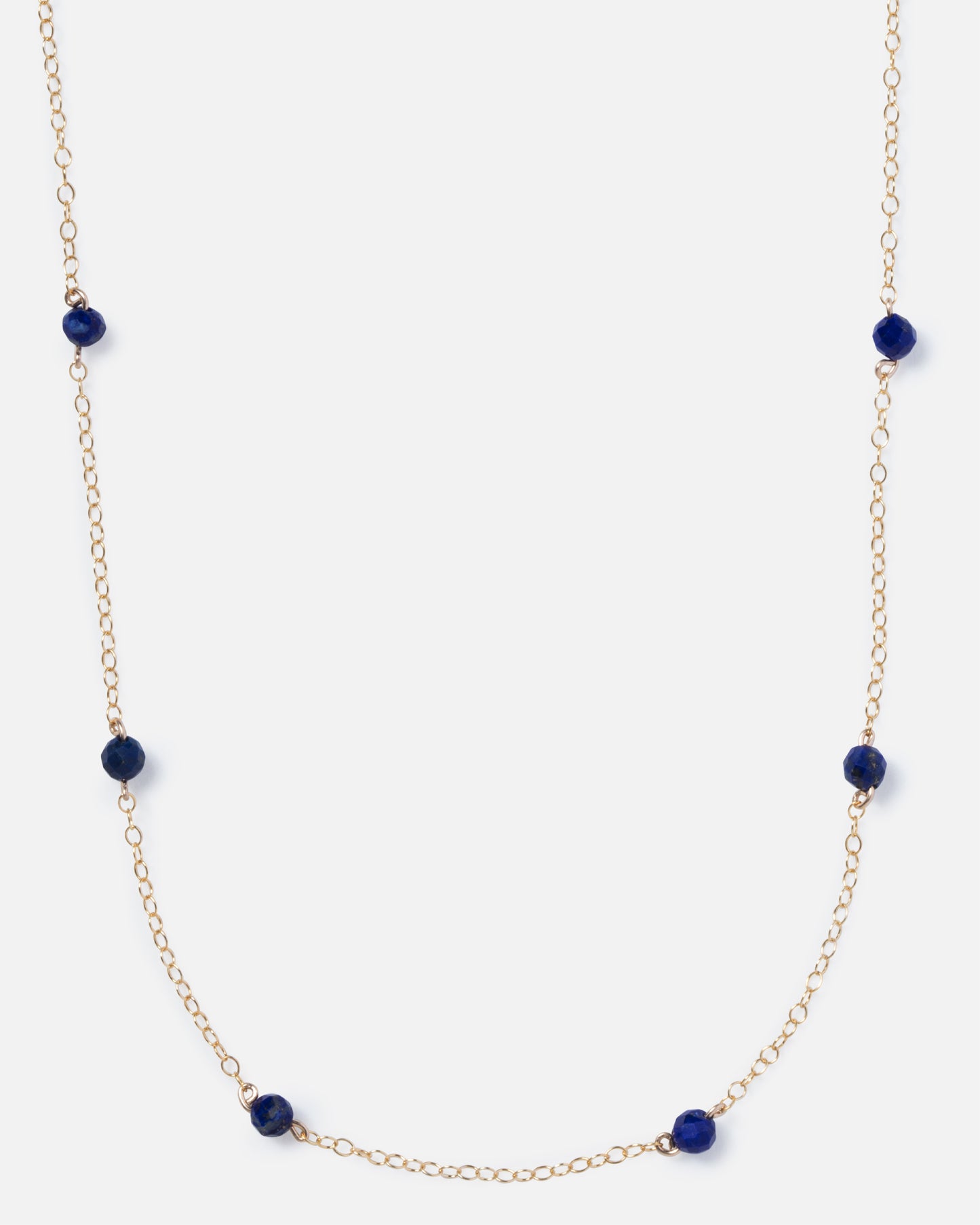 LAPIS KATHY 14K GOLD FILLED NECKLACE