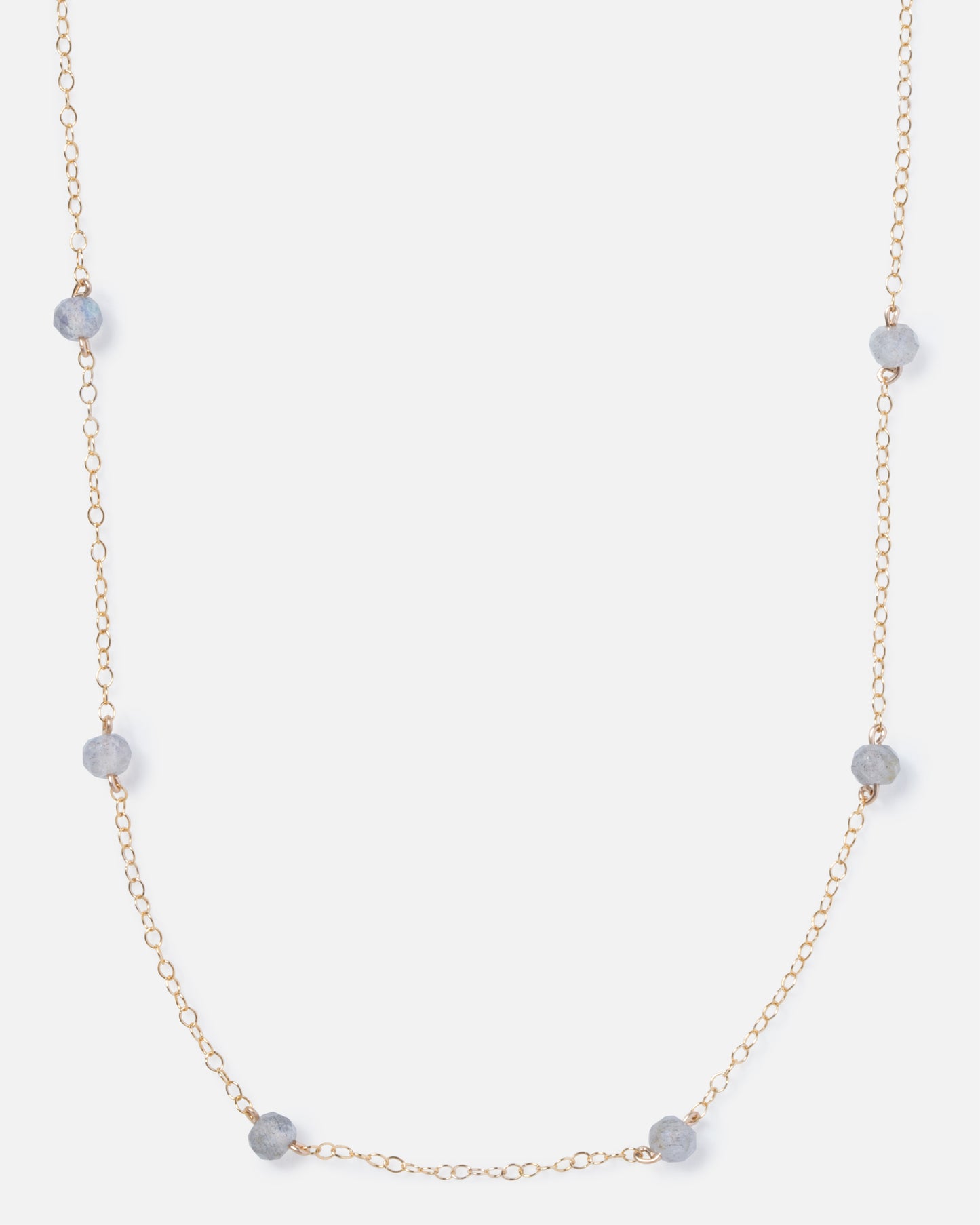 LABRADORITE KATHY 14K GOLD FILLED NECKLACE