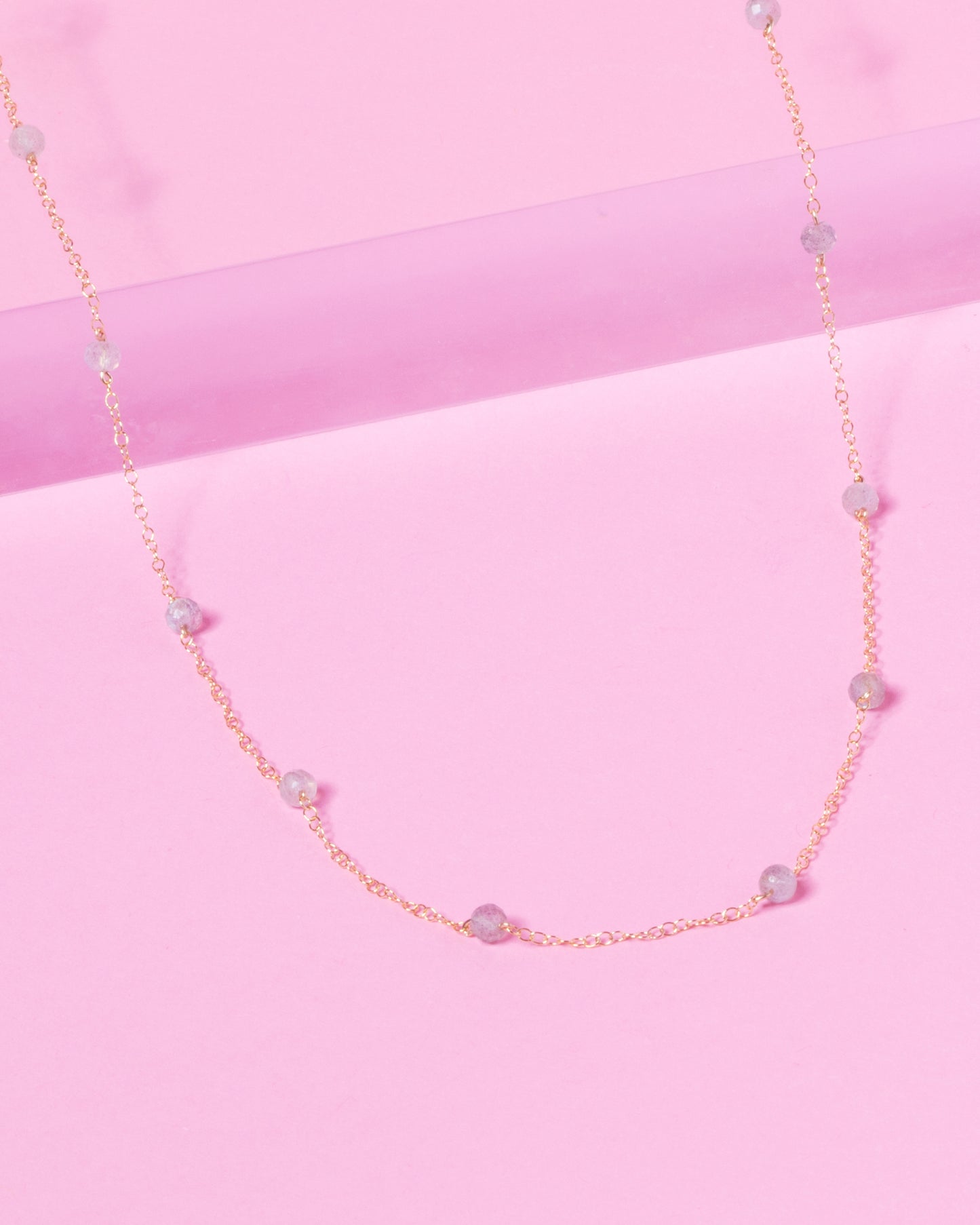 LABRADORITE KATHY 14K GOLD FILLED NECKLACE