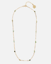 Load image into Gallery viewer, green opal beaded necklace