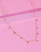 Load image into Gallery viewer, PINK OPAL DAINTY 14K GOLD FILLED NECKLACE