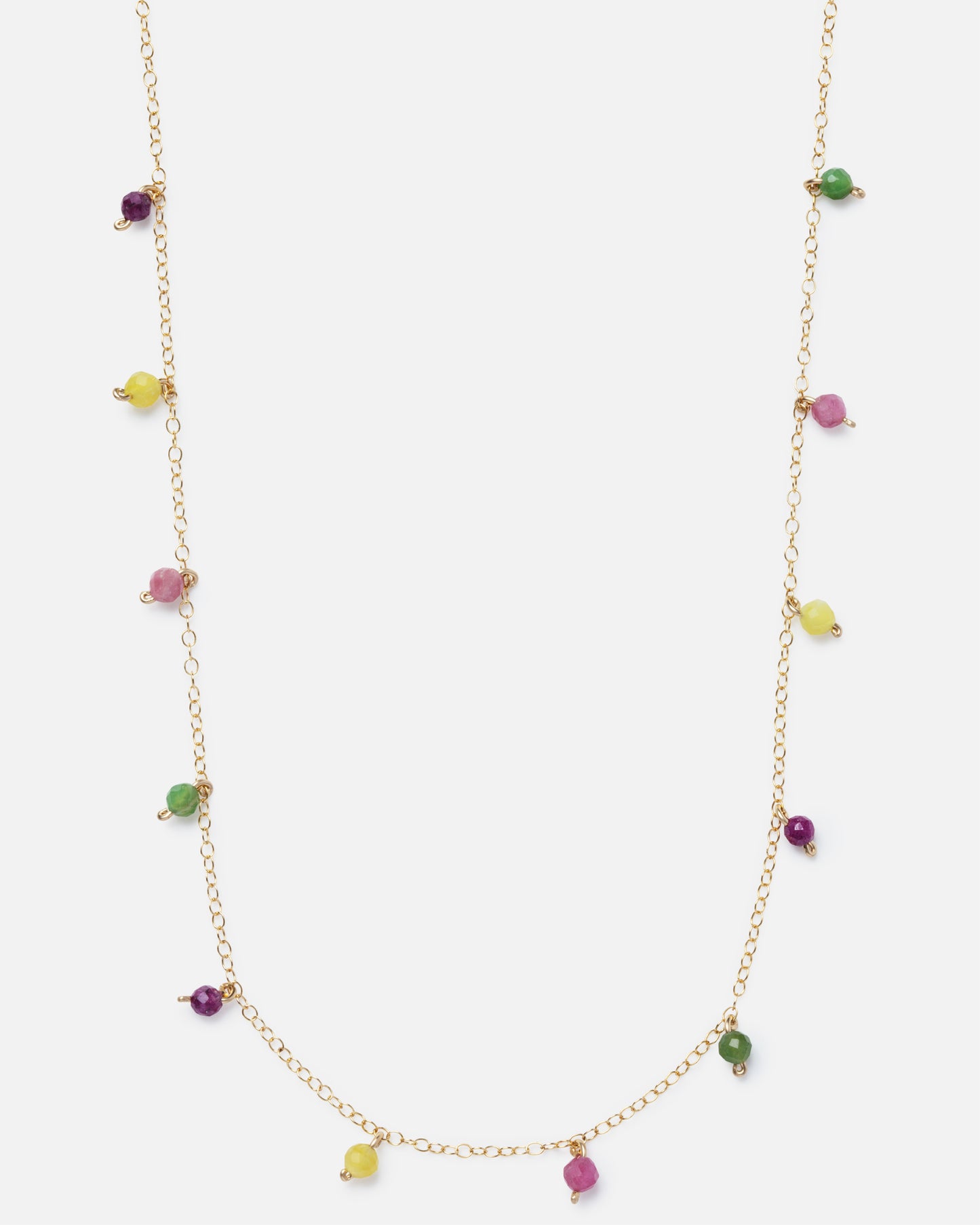 JUICY FRUIT DAINTY 14K GOLD FILLED NECKLACE