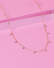 Load image into Gallery viewer, Aquamarine Gemstone dainty necklace