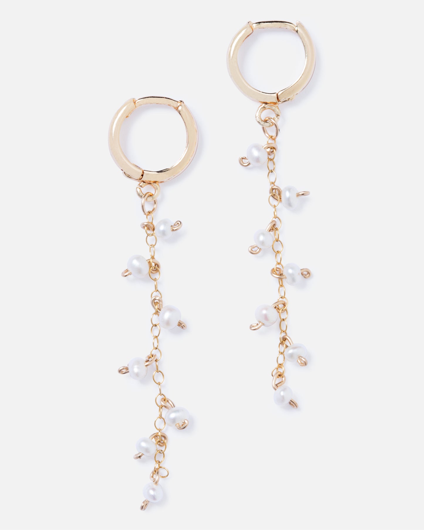 PEARL MACALA 14K GOLD FILLED DROP EARRINGS