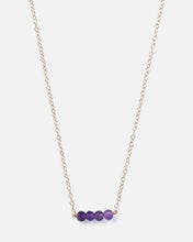 Load image into Gallery viewer, AMETHYST CLUSTER 14K GOLD FILLED NECKLACE