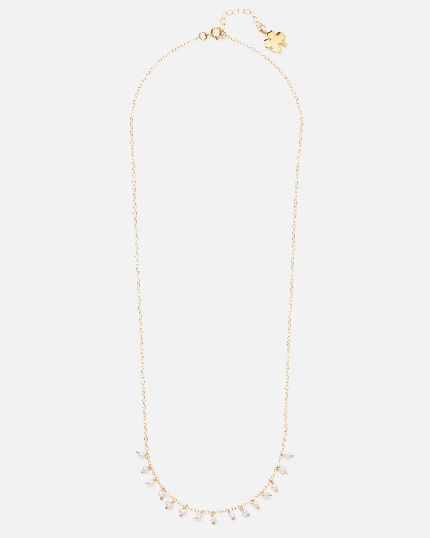 PEARL ROBIN 14K GOLD FILLED DROP NECKLACE