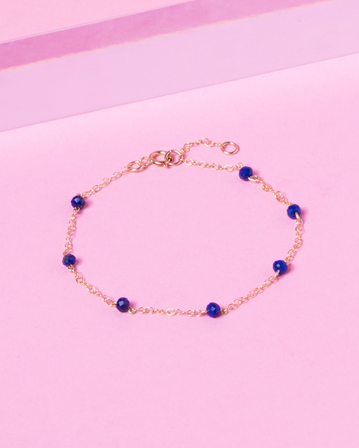 LAPIS CONSTELLATION 14K GOLD FILLED BRACELET