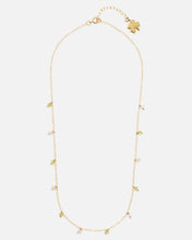 Load image into Gallery viewer, LEAH&#39;S PERIDOT AND PEARL DAINTY 14K GOLD FILLED NECKLACE