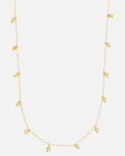 Load image into Gallery viewer, PERIDOT DAINTY 14K GOLD FILLED NECKLACE