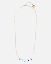 Load image into Gallery viewer, EVIL EYE CHARMED 14K GOLD FILLED NECKLACE