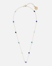 Load image into Gallery viewer, EVIL EYE KATHY 14K GOLD FILLED NECKLACE