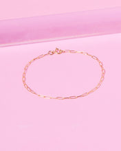 Load image into Gallery viewer, PAPERCLIP 14K GOLD FILLED BRACELET