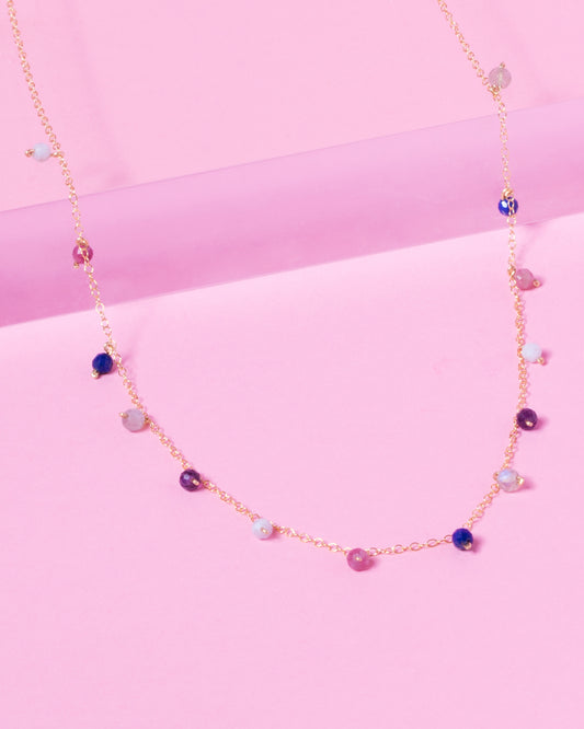 MIDNIGHT DAINTY 14K GOLD FILLED NECKLACE