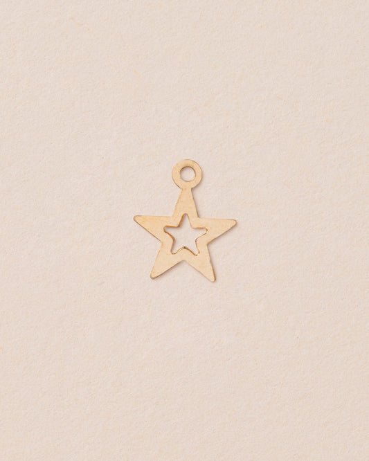 CONSTELLATION STAR CHARM 14K GOLD FILLED