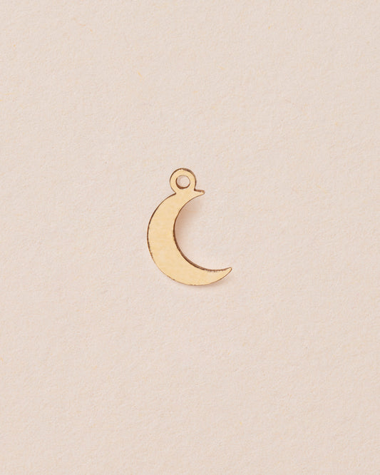 MOON CHARM 14K GOLD FILLED