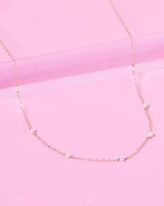 PEARL CARMELLA 14K GOLD FILLED NECKLACE
