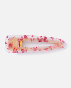 Pink Glitter Clip