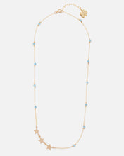 Load image into Gallery viewer, SHOOTING STAR AQUAMARINE 14K GOLD FILLED NECKLACE