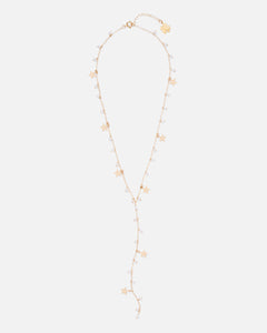 PEARL MADELINE 14K GOLD FILLED STARS DROP NECKLACE
