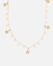 Load image into Gallery viewer, PEARL MATILDA 14K GOLD FILLED STARS NECKLACE