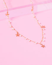 Load image into Gallery viewer, PEARL MATILDA 14K GOLD FILLED STARS NECKLACE