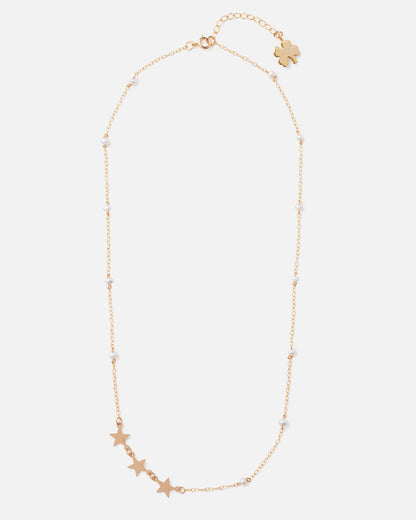 SHOOTING STAR PEARL 14K GOLD FILLED NECKLACE
