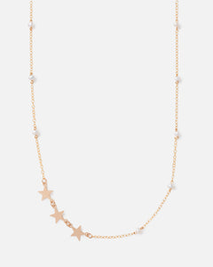 SHOOTING STAR PEARL 14K GOLD FILLED NECKLACE