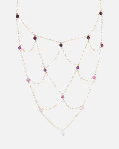 CASCADE 14K GOLD FILLED NECKLACE
