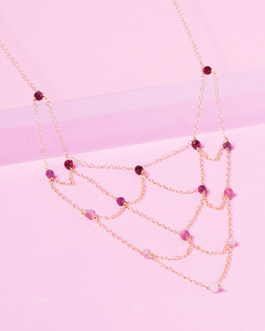 CASCADE 14K GOLD FILLED NECKLACE