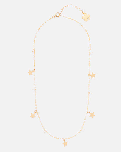 PEARL MABEL 14K GOLD FILLED STARS NECKLACE