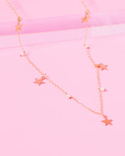 Load image into Gallery viewer, PEARL MABEL 14K GOLD FILLED STARS NECKLACE