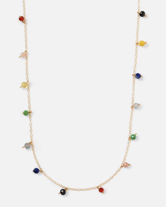 FOUR HOUSES 14K GOLD FILLED NECKLACE