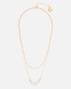 PEARL ELOISE 14K GOLD FILLED DOTTED CHAIN NECKLACE