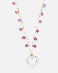 JAIME HEART 14K GOLD FILLED NECKLACE