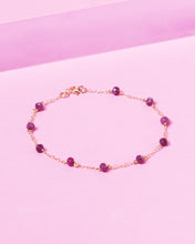Load image into Gallery viewer, RUBY CONSTELLATION 14K GOLD FILLED BRACELET